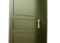 ADLO - Sicherheitstür ADUO, profiliertes Design F250, Oberfläche der Tür und der Türzarge Color RAL 6009