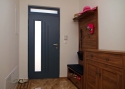 ADLO - Thermo-Außenraumtür Teduo, verglast PS370, Oberlichte, Türoberfläche Geta 411