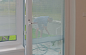 ADLO - Sicherheitsfenster, Verriegelungsmechanismus des Fensters an einer Terassentür